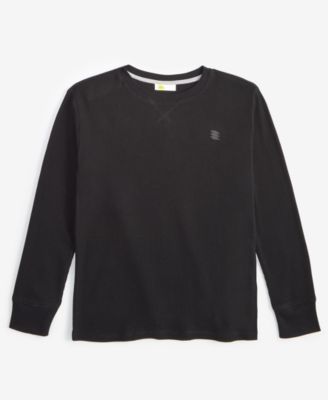 Epic Threads - Little & Big Boys Embroidered Thermal Waffle-Knit Long-Sleeve T-Shirt