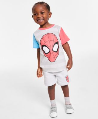 Spider-Man - Toddler Boys I'm Amazing Short-Sleeve T-Shirt & Shorts, 2 Piece Set