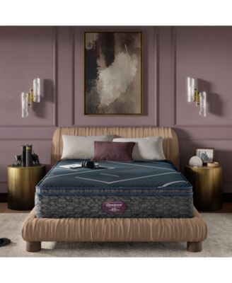 Beautyrest - World Class Level Four 14" Hybrid Medium Apex Top Mattress Set - Queen Split