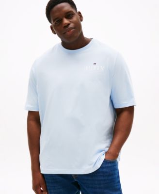 Tommy Hilfiger - Men's Big & Tall Short Sleeve Crewneck Stack Logo T-Shirt
