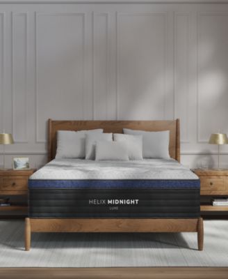 Brooklyn Bedding - Helix Midnight Luxe 13.5" Medium Firm Euro Pillow Top Mattress - Twin XL