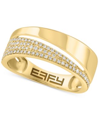 EFFY Collection - Diamond Pav&eacute; Cutout Statement Ring (1/4 ct. t.w.) in 14k Gold