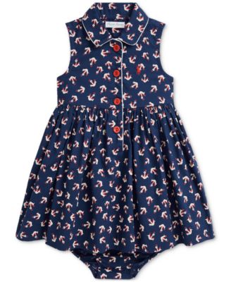 Polo Ralph Lauren - Baby Cotton Anchor-Print Shirtdress