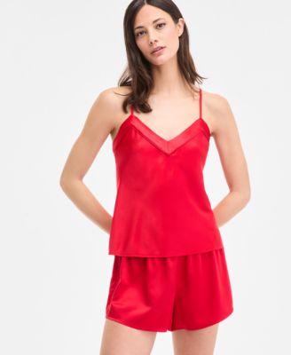I.N.C. International Concepts - Women's Stretch Satin Pajama Set