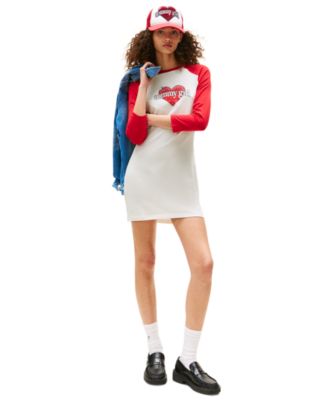 Tommy Jeans - Women's Tommy Girl Raglan T-Shirt Dress