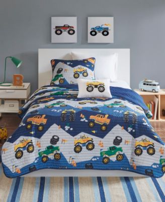 Intelligent Design - Nash Full/Queen 4 Piece Reversible Coverlet Set