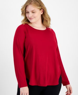 ID Ideology - Plus Size Essentials Long Sleeve T-Shirt