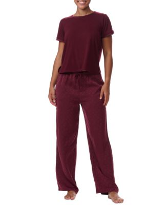 Tommy Hilfiger - Women's 2-Pc. Short-Sleeve Pajamas Set