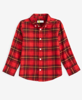 Epic Threads - Toddler Boys Mary Plaid Flannel Shirt