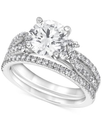 Macy's - Diamond Bridal Set (2-5/8 ct. t.w.) in 14k White Gold