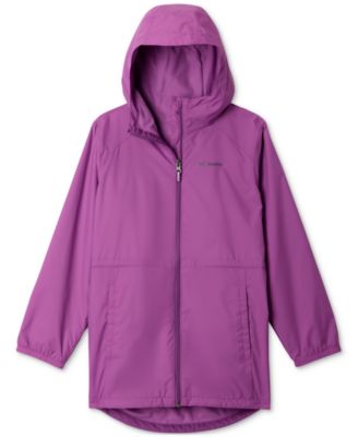 Columbia - Big Girls Switchback™ Long Hooded Waterproof Jacket