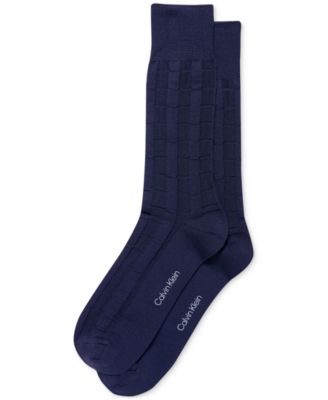 Calvin Klein - Men's Textured Dress Crew Socks, 1-pack