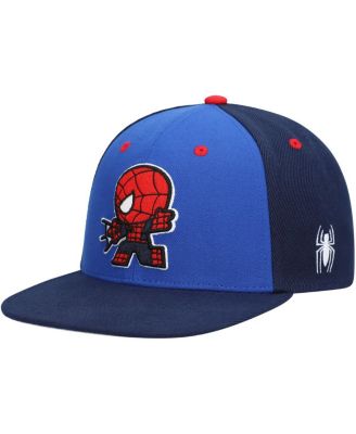 Lids - Big Boys and Girls Royal Spider-Man Chibi glow in the dark Snapback Hat