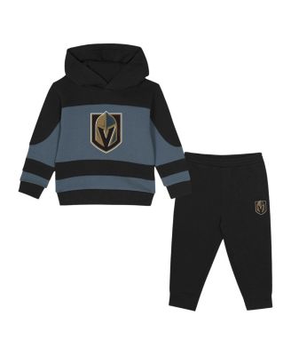 Outerstuff - Toddler Black, Gray Vegas Golden Knights Puck Hero Fleece Hoodie and Sweatpants Set