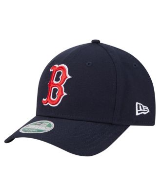 New Era - Big Boys and Girls Navy Boston Red Sox Player Replica 9FORTY Adjustable Hat