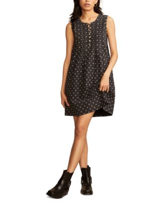 Lucky Brand - Women's Textured Pintuck Mini Dress