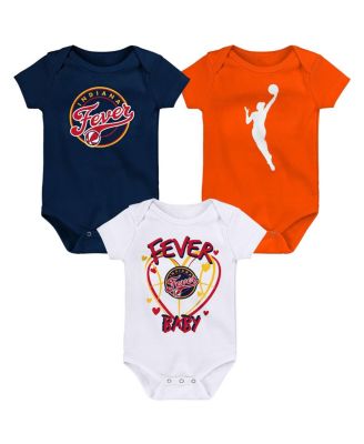 Outerstuff - Newborn Indiana Fever Slide Home 3-Piece Creeper Set