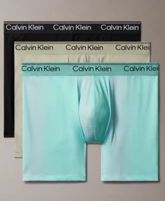 Calvin Klein - Men's 3-Pk. Micro Stretch Moisture-Wicking Boxer Briefs