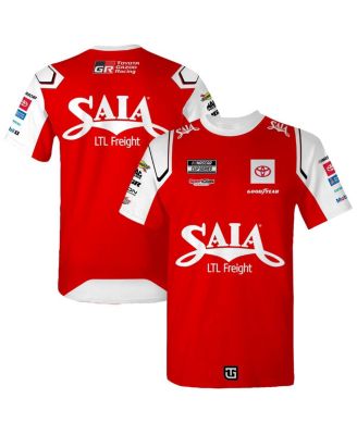 Joe Gibbs Racing Team Collection - Men's Red Ty Gibbs Saia Sublimated Uniform T-Shirt