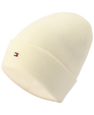 Tommy Hilfiger - Men's Flag Embroidery Double Cuff Beanie