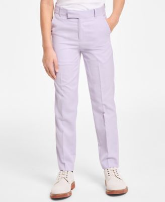 Calvin Klein - Big Boys Stretch Tick Weave Pants