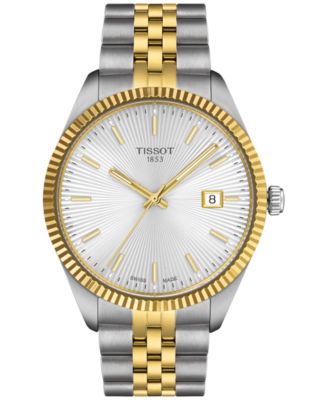 Tissot - Men's Swiss Ballade Two-Tone Stainless Steel Bracelet Watch 40mm
