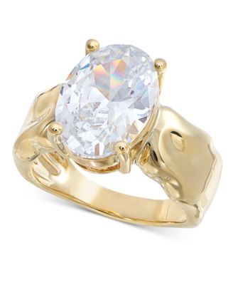 I.N.C. International Concepts - Gold-Tone Oval Crystal Statement Ring