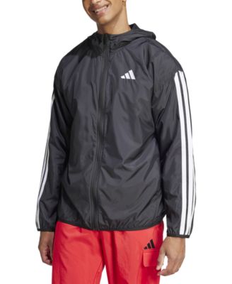 adidas - Men's Essential Three-Stripes Woven Windbreaker