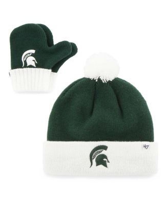 '47 Brand - Toddler Michigan State Spartans Two-Piece Bam Bam Cuffed Knit Hat with Pom Mitten Set