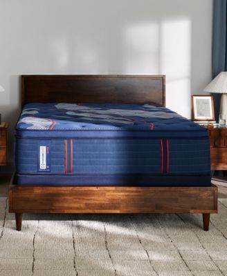 Sealy - Posturepedic Elite Brenham II 16" Soft Euro Pillow Top Mattress Set - Split Queen