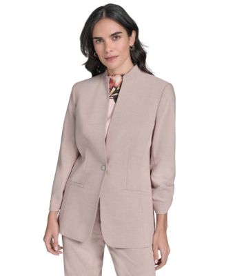 Calvin Klein - Women's Textured One-Button Jacket