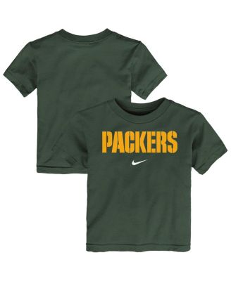 Nike - Toddler Green Green Bay Packers Wordmark T-Shirt