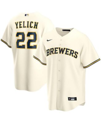 Nike - Youth Milwaukee Brewers Official Player Jersey - Christian Yelich