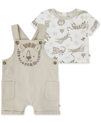 Huggies - Baby Boys 2-Pc. Printed Tee & Shortalls Set