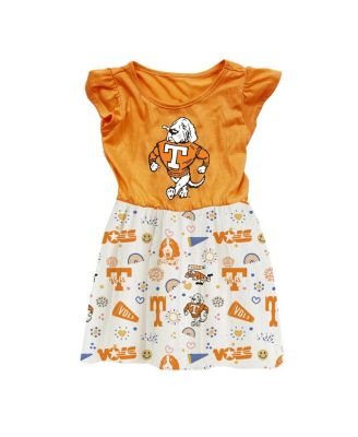 Wes & Willy - Toddler Tennessee Orange Tennessee Volunteers Vault Princess Dress