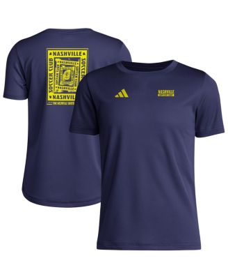 adidas - Big Boys and Girls Navy Nashville SC Local Wrap T-Shirt