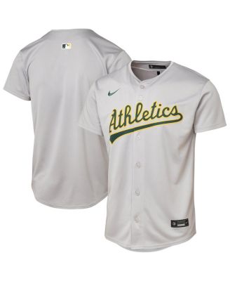 Nike - Big Boys and Girls Gray Athletics Road Limited Jersey