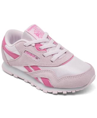 Reebok - Toddler Girls Classic Nylon Stretch Lace Casual Sneakers from Finish Line