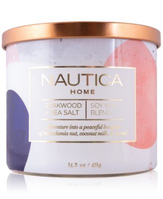 Nautica - Teakwood + Sea Salt Candle, 14.5 oz.