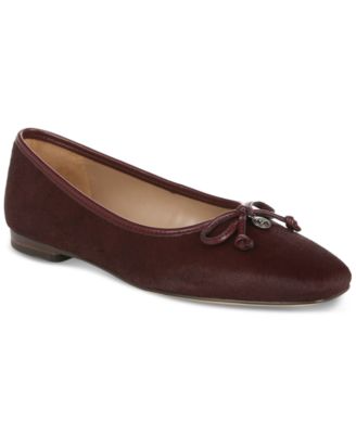 Sam Edelman - Women's Square-Toe Bow Ballet Flats