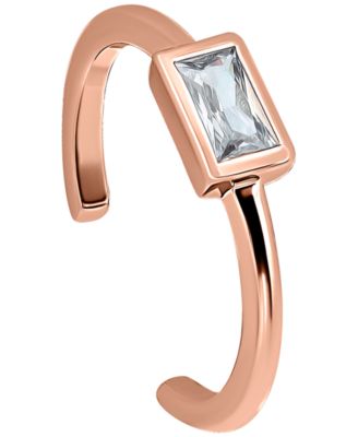 Giani Bernini - Cubic Zirconia Baguette Bezel Toe Ring