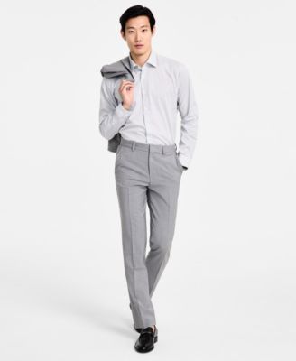 Hugo Boss - Men's Modern-Fit Wool Blend Suit Pants