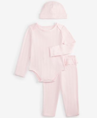 First Impressions - Baby Hat, Bodysuit & Pants, 3 Piece Set,