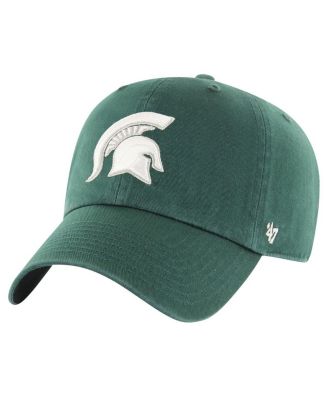 '47 Brand - Big Boys and Girls Green Michigan State Spartans Clean Up Adjustable Hat