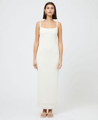 French Connection - Women's Square-Neck Pointelle Dress
