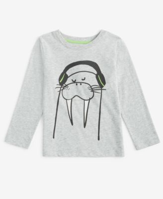 Epic Threads - Toddler Boys Walrus Graphic Long-Sleeve T-Shirt