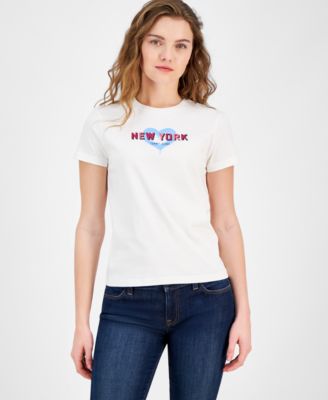 Tommy Jeans - Women's Cotton x NYC Heart Graphic T-Shirt