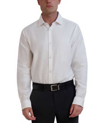 KARL LAGERFELD PARIS - Men's Slim-Fit Jacquard Stripe Dress Shirt