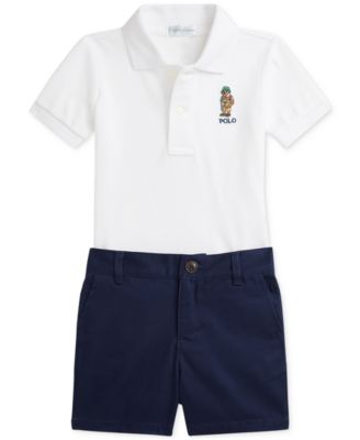 Polo Ralph Lauren - Baby Mesh Polo Shirt & Chino Short Set