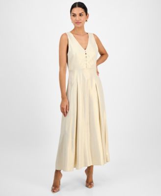 I.N.C. International Concepts - Women's Button-Front Maxi Dress, Exclusively at Macy's